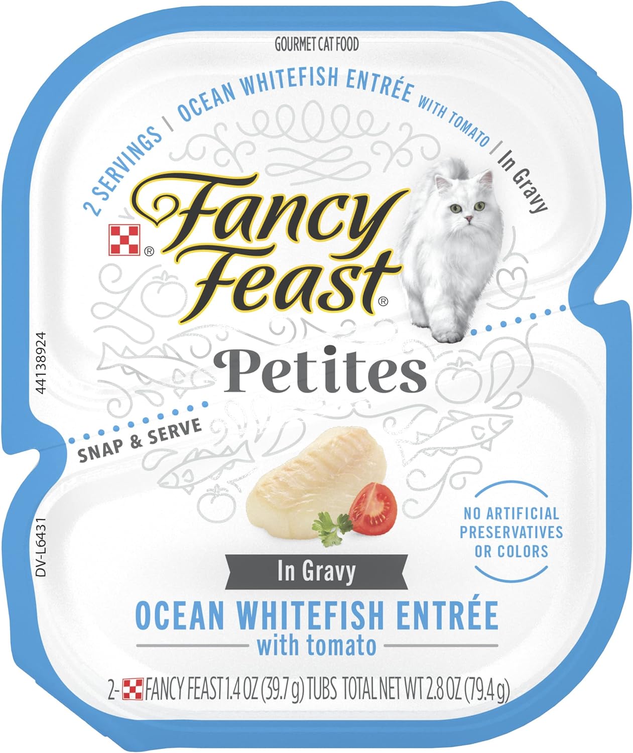 Fancy Feast Petites Ocean Whitefish with Tomato Wet Cat Food (2.8oz) - Majestic Pet Kingdom