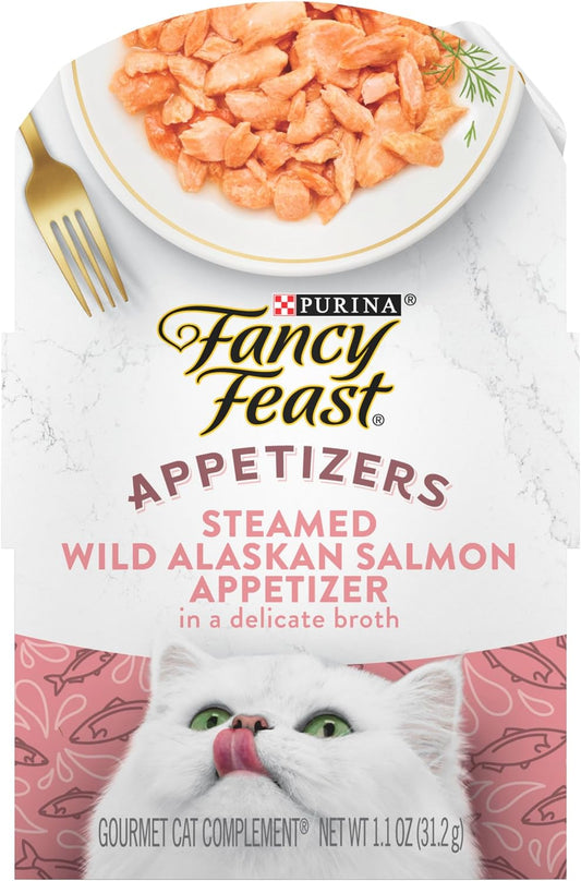 Fancy Feast Appetizers Salmon Wet Cat Food (1.1oz) - Majestic Pet Kingdom