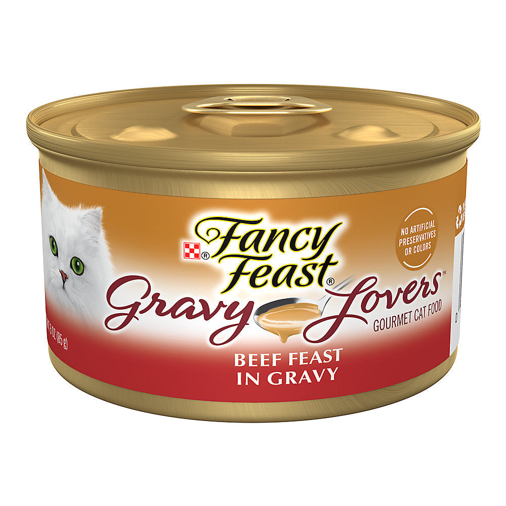 Fancy Feast Gravy Lovers Beef Wet Cat Food (3oz) - Majestic Pet Kingdom