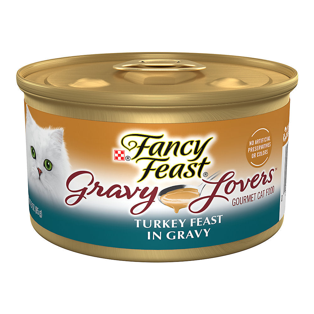 Fancy Feast Gravy Lovers Turkey Wet Cat Food (3oz) - Majestic Pet Kingdom