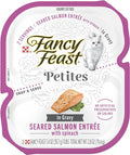 Fancy Feast Petites Seared Salmon with Spinach in Gravy Wet Cat Food (2.8oz) - Majestic Pet Kingdom