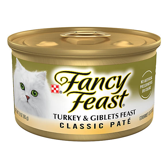 Fancy Feast Turkey & Giblets Pate Wet Cat Food (3oz) - Majestic Pet Kingdom