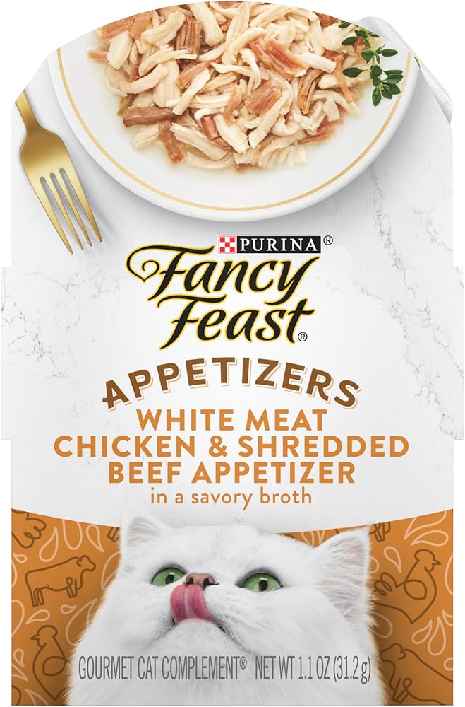 Fancy Feast Appetizers Chicken & Beef Wet Cat Food (1.1oz) - Majestic Pet Kingdom