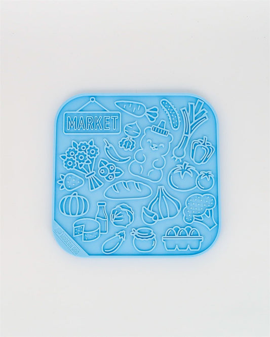 Dog Lick Mat Farmers Market Enrichment Anxiety Relief Plate