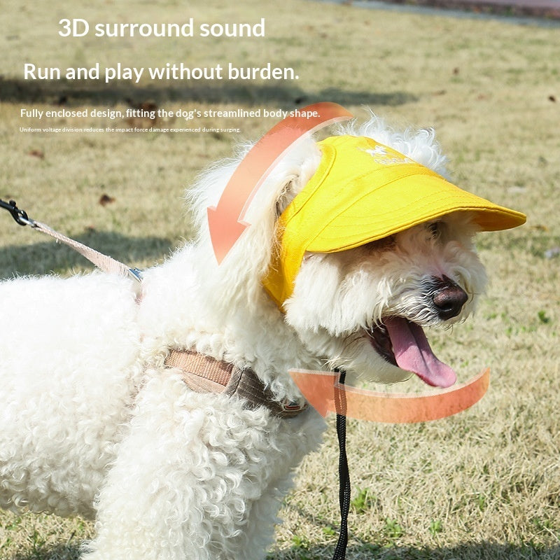 Cute Cartoon Sun Hat With UV Protection - Majestic Pet Kingdom