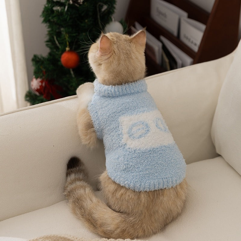 Cute Pet Sweaters, Warm Pullover For Winter, Suitable For Cats And Dogs. - Majestic Pet Kingdom