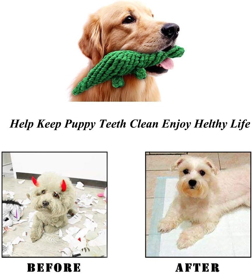 Interactive Dog Rope Toy Set Animal Design Durable And Teeth Cleaning Toy For Small Medium Dog Chew Training And Biting Toys | Purrfect Pet Kingdom