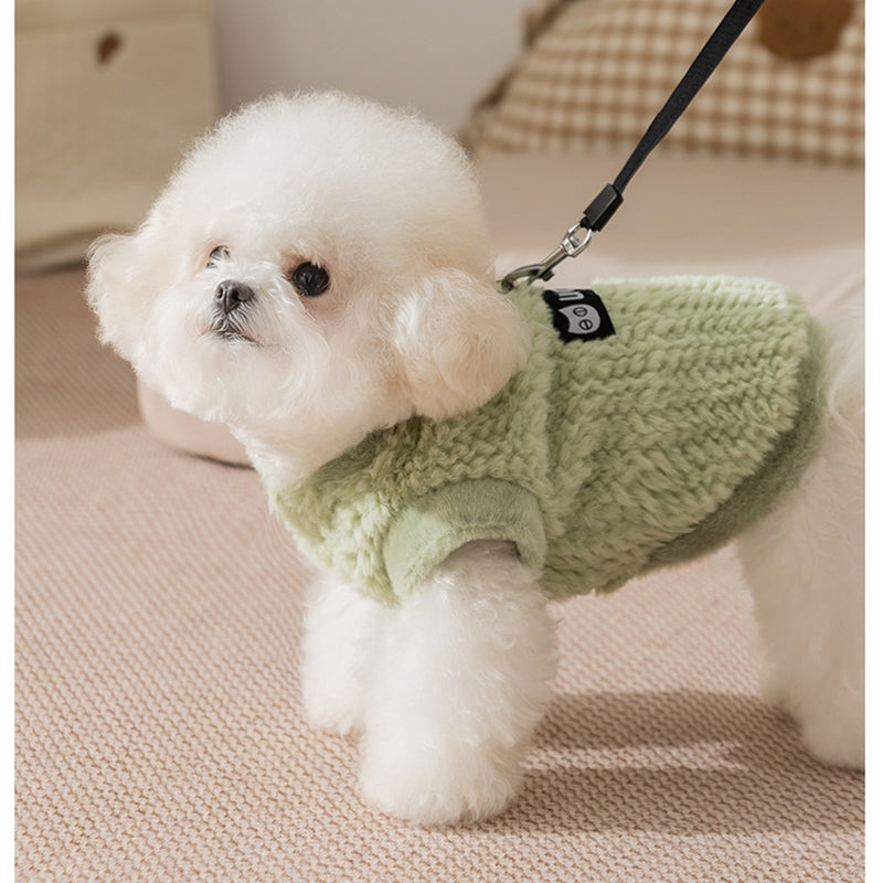 Pet Dog Fleece Sweater Sleeveless Autumn Winter Coat - Majestic Pet Kingdom