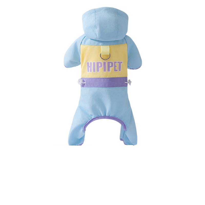 Winter Three-in-one Anti-collision Color Fleece Jacket For Small And Medium-sized Dogs, Bichon Frise Windproof High-end Four-legged Pet Clothing - Majestic Pet Kingdom