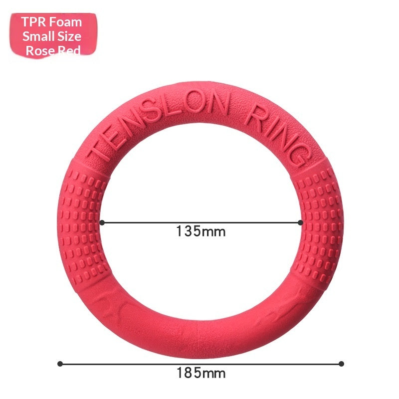 Nip-resistant Soft Pull-ring Flying Disc Dog Training Pet Toy
