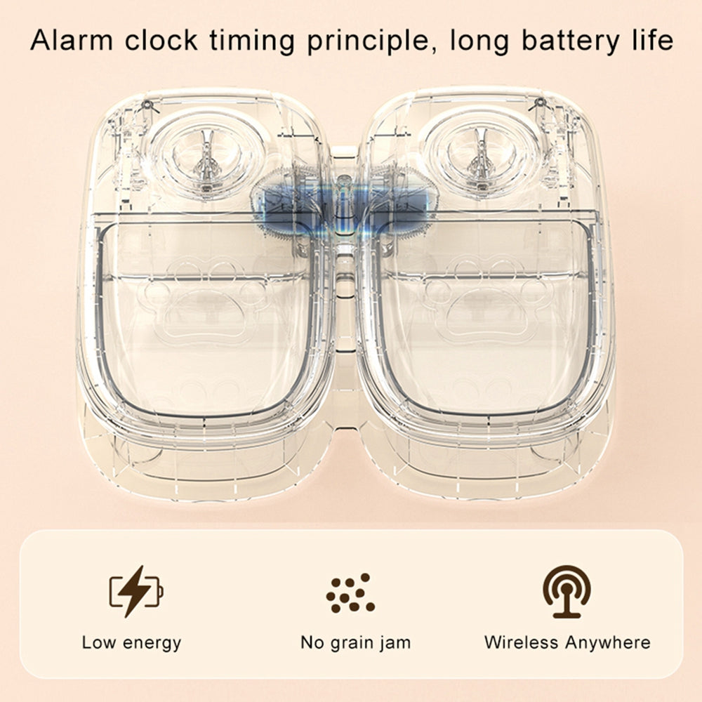 Automatic Pet Feeder Smart Food Dispenser For Cats Dogs Timer Stainless Steel Bowl Auto Dog Cat Pet Feeding Pets Supplies - Majestic Pet Kingdom