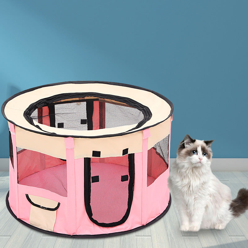 Foldable Enclosed Indoor Tent Bed for Dogs & Cats - Majestic Pet Kingdom