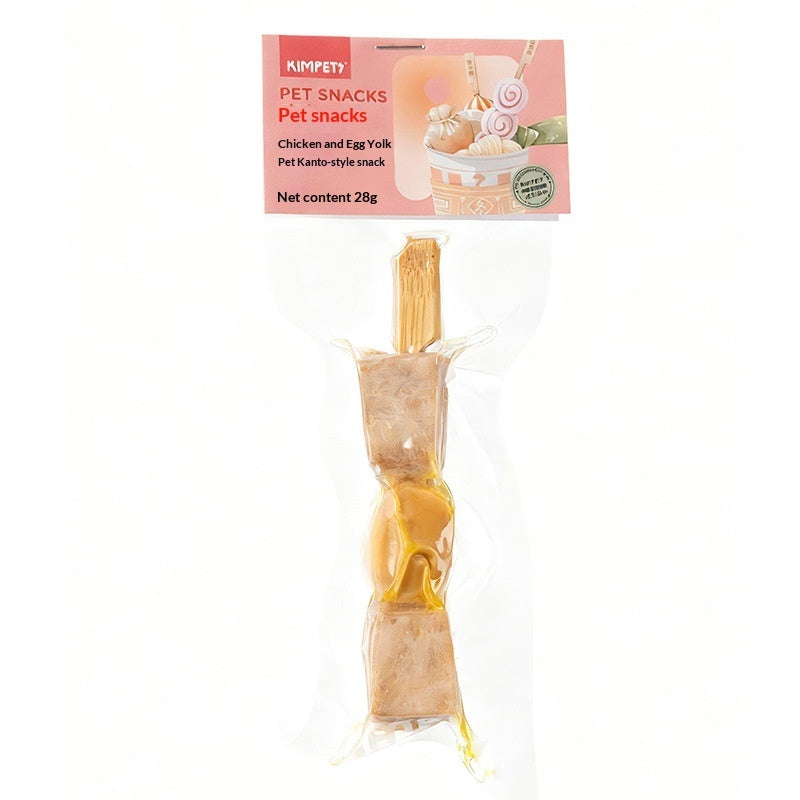 New Pet Treats Dried Meat Skewers Oden Sticks
