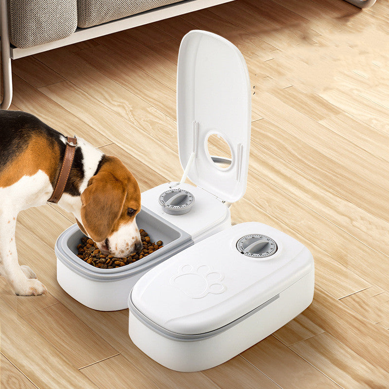 Automatic Pet Feeder Smart Food Dispenser For Cats Dogs Timer Stainless Steel Bowl Auto Dog Cat Pet Feeding Pets Supplies - Majestic Pet Kingdom