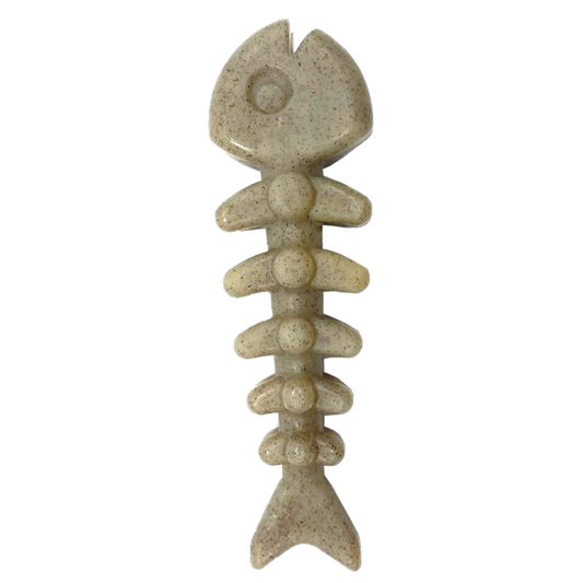 Fish Bone Nylon Dog Toy for Aggressive Chewers | USA Made |