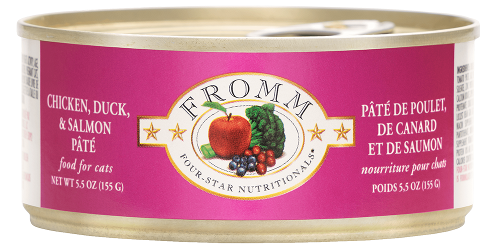 Fromm 4 Star Chicken, Duck and Salmon Cat Pate (5.5oz) - Majestic Pet Kingdom