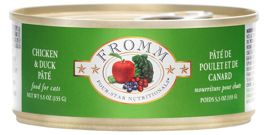 Fromm 4 Star Chicken and Duck Cat Pate (5.5oz) - Majestic Pet Kingdom