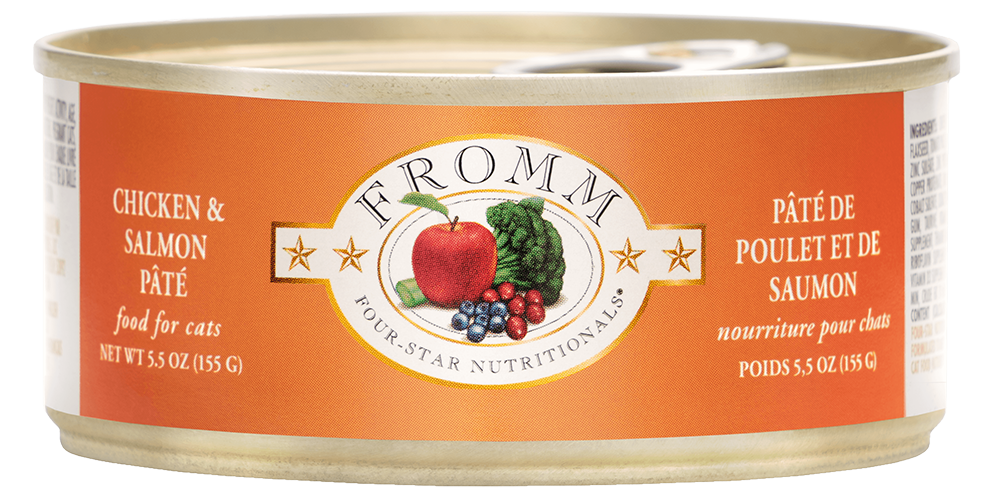 Fromm 4 Star Chicken and Salmon Cat Pate (5.5oz) - Majestic Pet Kingdom