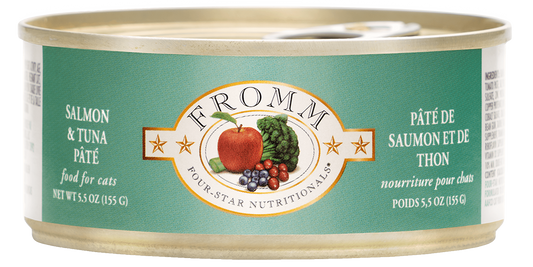 Fromm 4 Star Salmon and Tuna Cat Pate (5.5oz) - Majestic Pet Kingdom