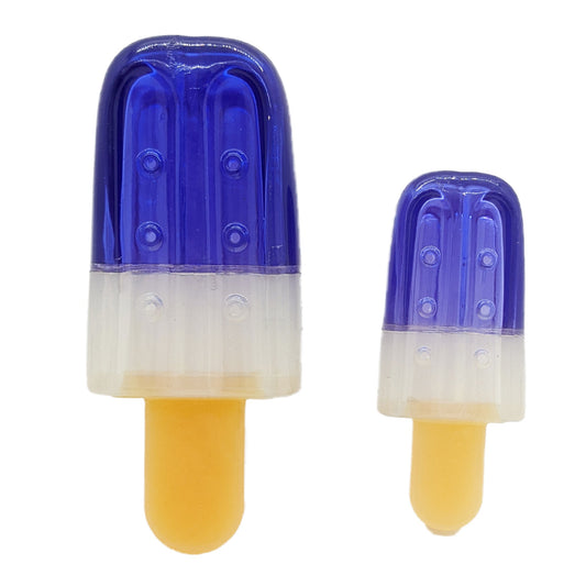 100% Natural Rubber Popsicle-Shaped Freezable Dog Toy