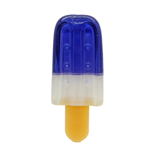 100% Natural Rubber Popsicle-Shaped Freezable Dog Toy