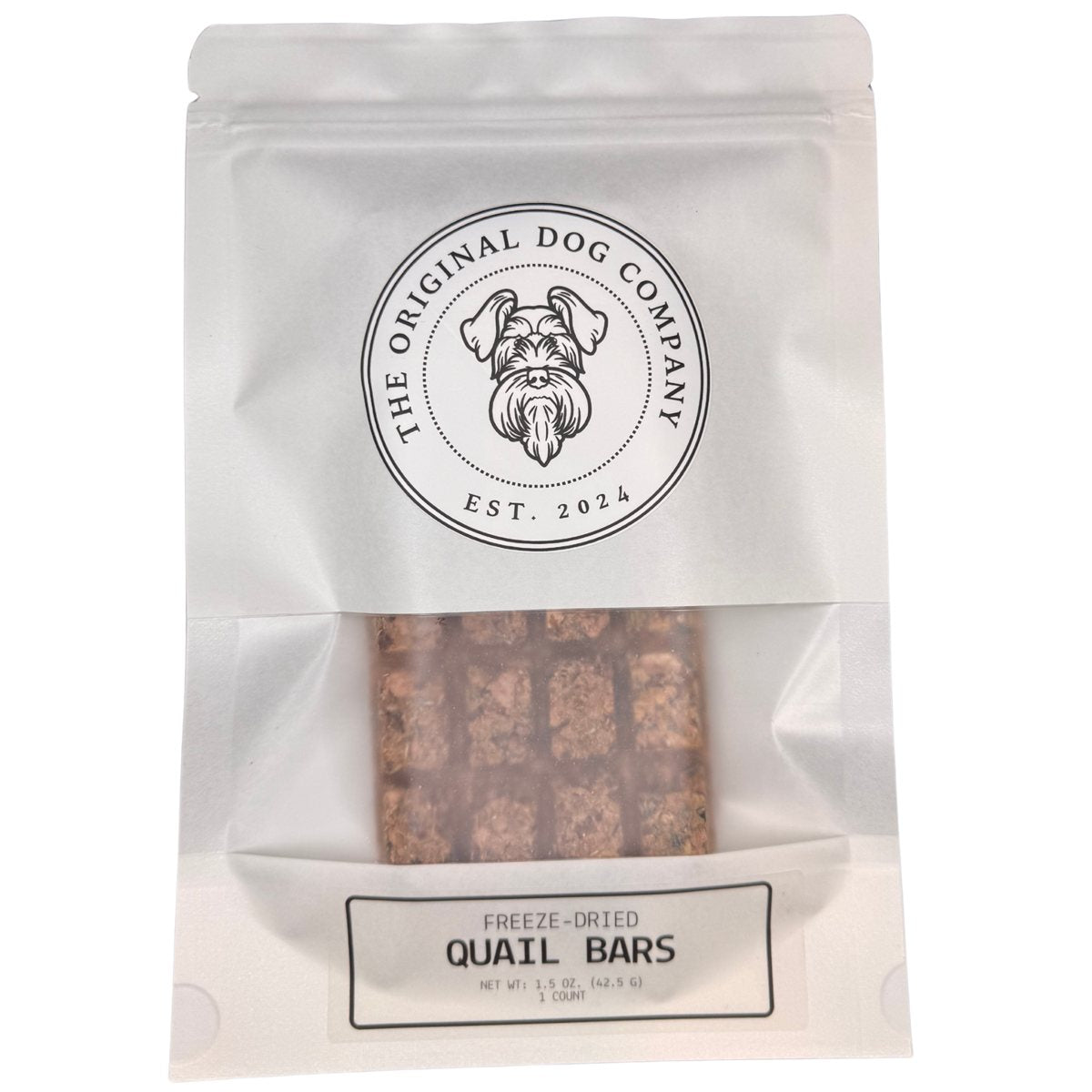 Dog Treats Freeze-Dried Quail Bar High-Protein Chews 4oz - Detail Angle 2 | Majestic Pet Kingdom