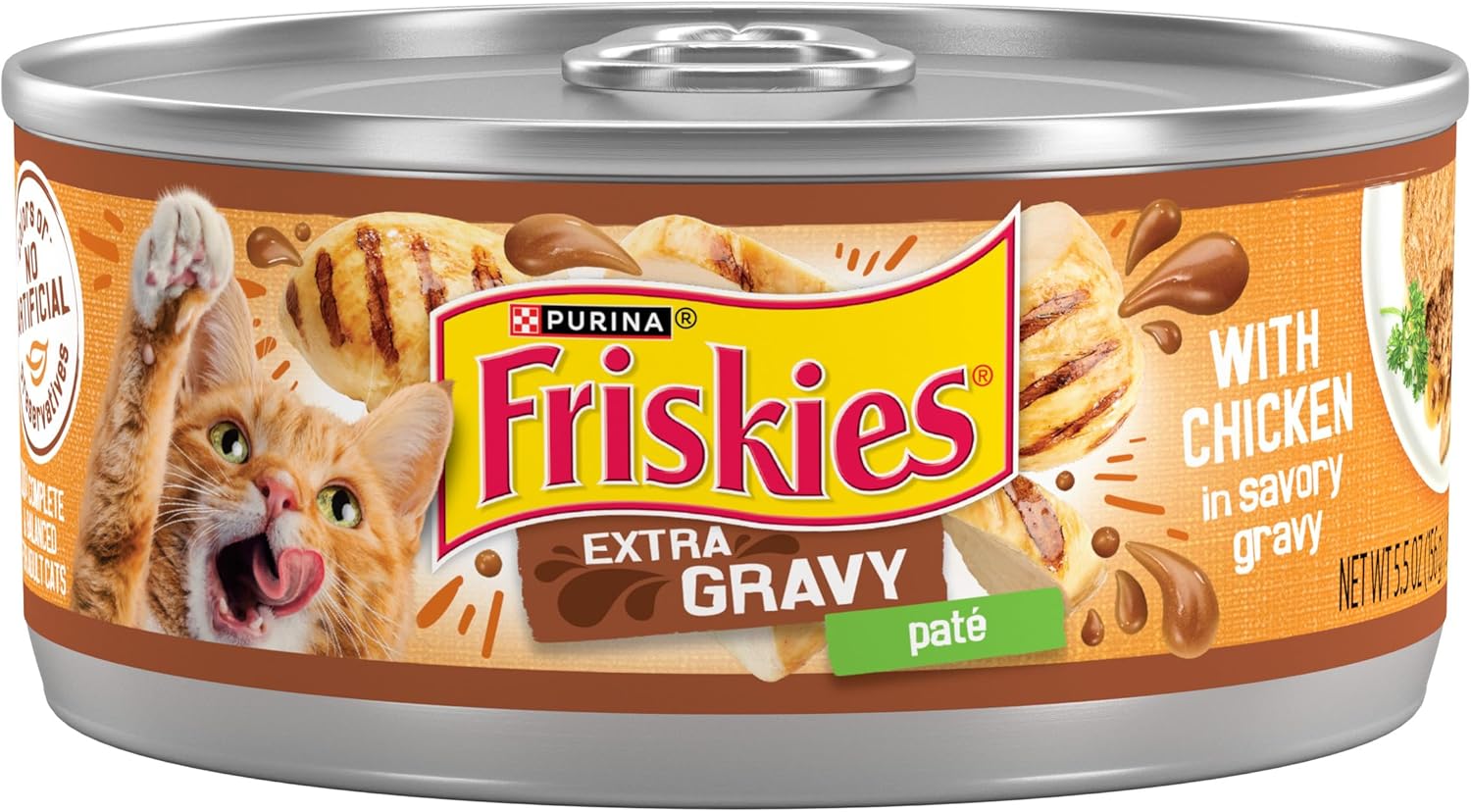 Friskies Extra Gravy Chicken Wet Cat Food (5.5oz) - Majestic Pet Kingdom