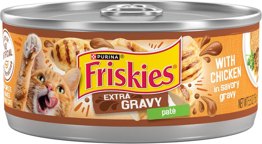 Friskies Extra Gravy Chicken Wet Cat Food (5.5oz) - Majestic Pet Kingdom
