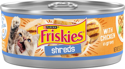 Friskies Shreds Chicken in Gravy Wet Cat Food (5.5oz) - Majestic Pet Kingdom