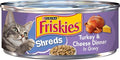 Friskies Shreds Turkey & Cheese in Gravy Wet Cat Food (5.5oz) - Majestic Pet Kingdom