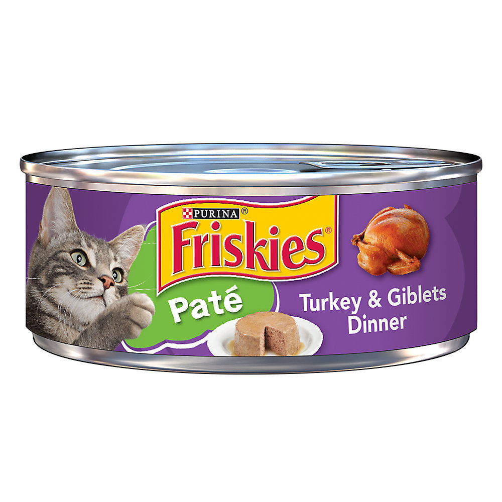 Friskies Turkey & Giblets Pate Wet Cat Food (5.5oz) - Majestic Pet Kingdom