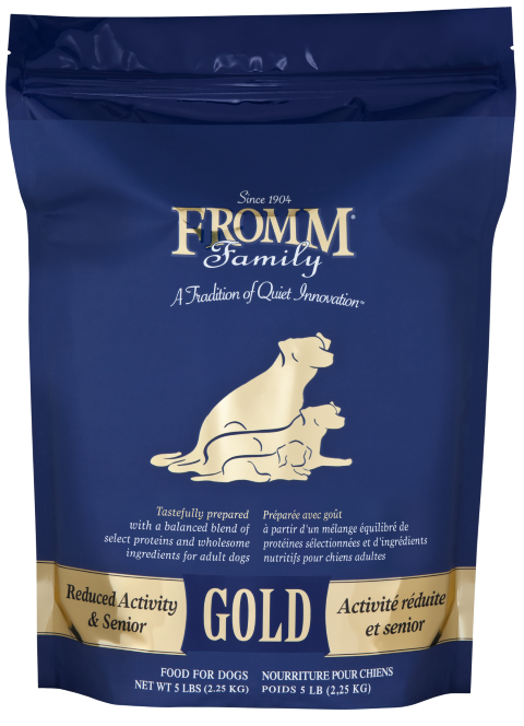 Dog Food Fromm Gold Senior Reduced Activity Chicken Dry Bag