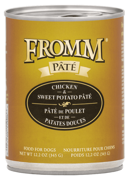 Fromm All Life Stages Grain Free Chicken & Sweet Potato Pate Wet Dog Can (12.2oz) - Majestic Pet Kingdom