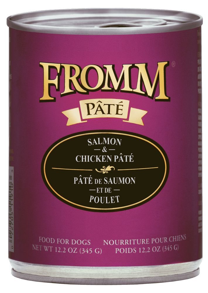 Fromm All Life Stages Salmon & Chicken Pate Wet Dog Can (12.2oz) - Majestic Pet Kingdom
