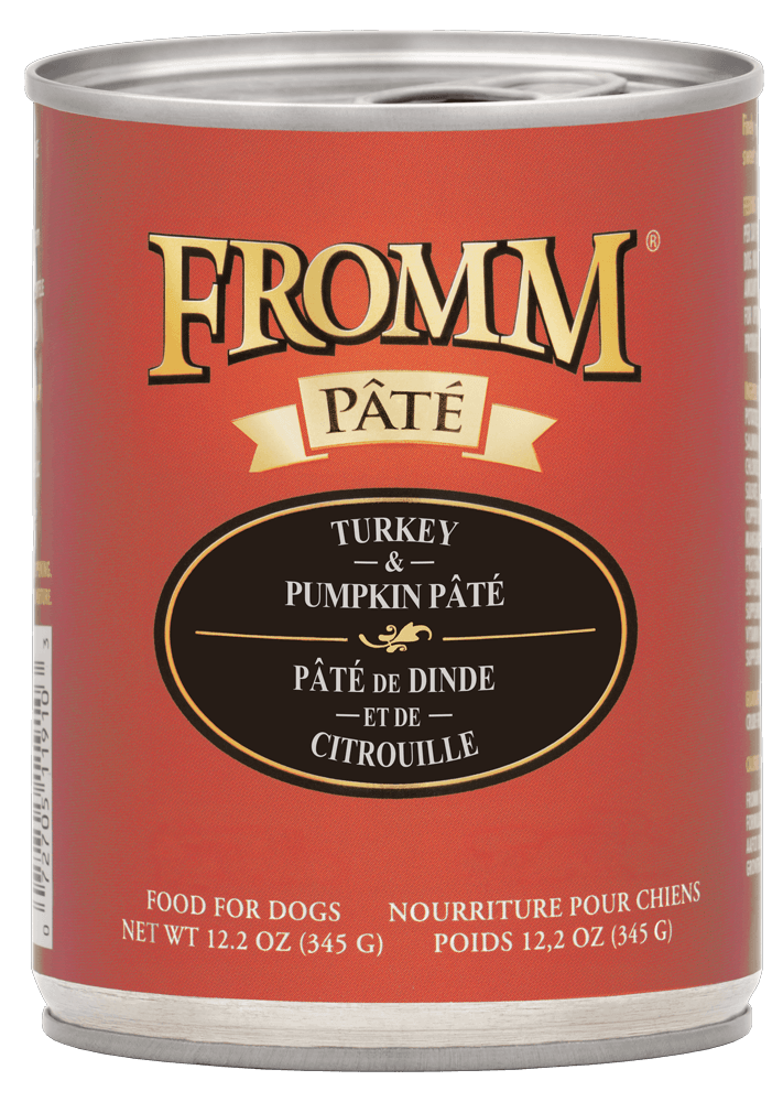 Fromm All Life Stages Grain-Free Turkey & Pumpkin Pate Wet Dog Can (12.2oz) - Majestic Pet Kingdom