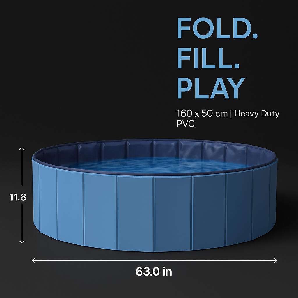 Foldable Pet Swimming Pool PVC Kiddie Baby Dog Swim Pool Bathing Tub Playmat Kids Pools