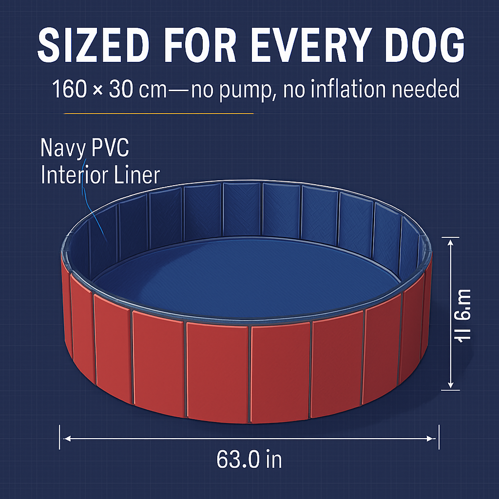 Foldable Pet Swimming Pool PVC Kiddie Baby Dog Swim Pool Bathing Tub Playmat Kids Pools