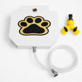 Dog Water Fountain Outdoor Dog Pet Water Dispenser Step-on Activated Sprinkler w/ Interactive Paw Pedal Valve for Drinking Fresh Water - Majestic Pet Kingdom