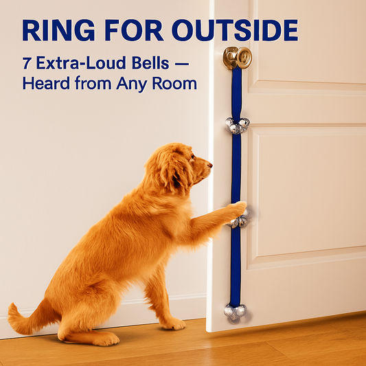 dog-doorbells-potty-training-adjustable-hanging-strap-bells-luxury-view-2 | Majestic Pet Kingdom
