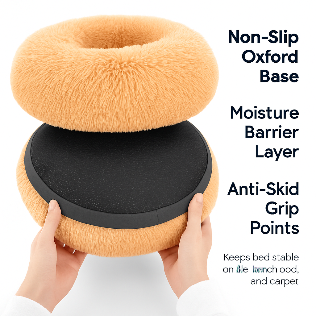 Pet Dog Bed: Warm Plush Nest for Dogs & Cats