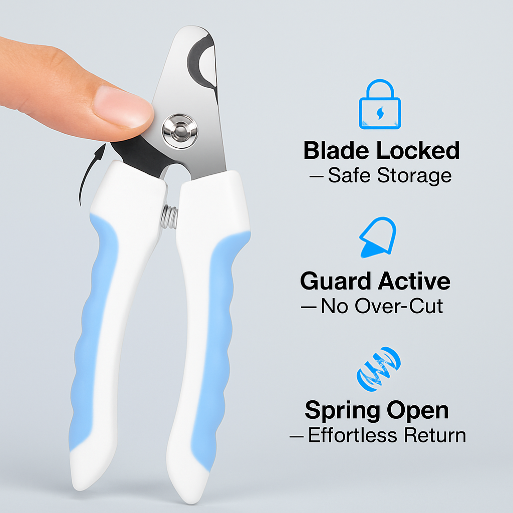 Dog Nail Clippers for Pets - Easy Grooming Tool
