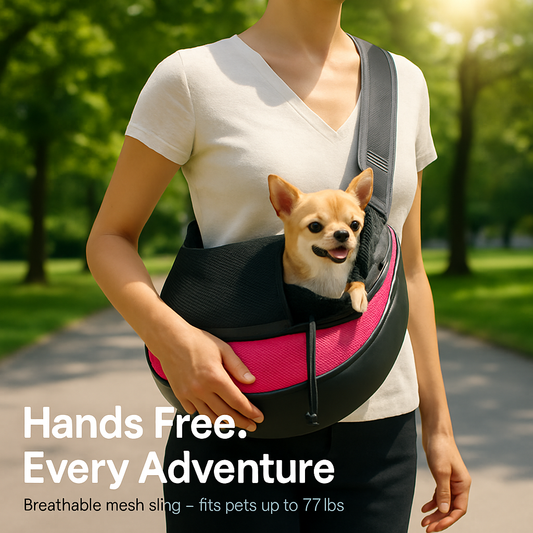 pet-carrier-sling-bag-hs-free-breathable-shoulder-tote-luxury-view-2 | Majestic Pet Kingdom