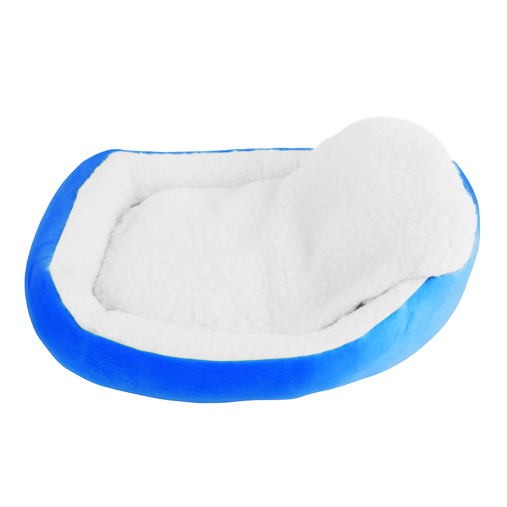 Pet Dog Bed: Soft Fleece Nest for Small Dogs