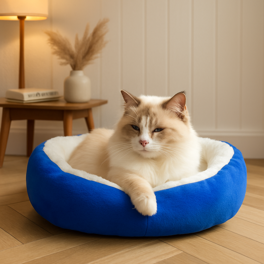 Pet Dog Bed: Soft Fleece Nest for Small Dogs