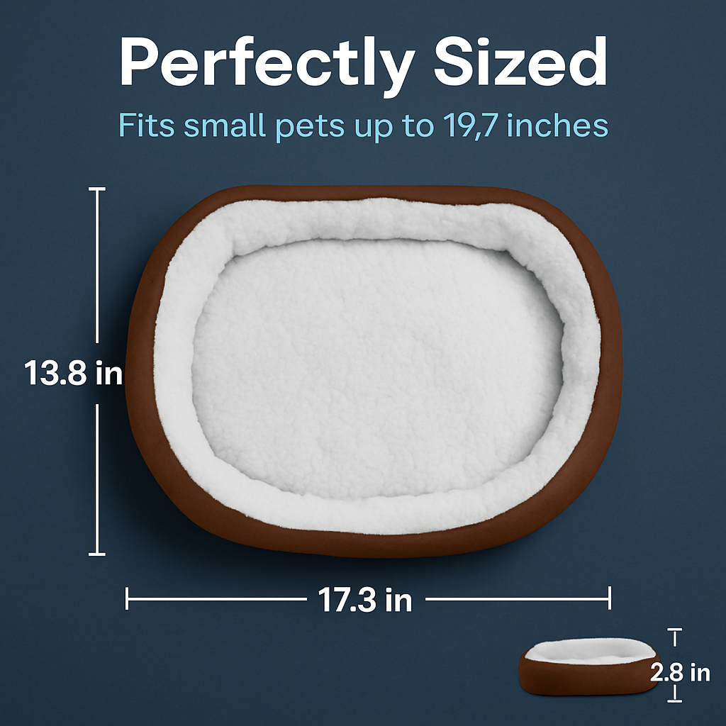 Pet Dog Bed: Soft Fleece Nest for Small Dogs | Purrfect Pet Kingdom