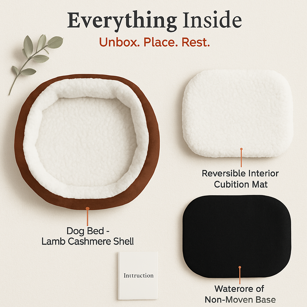 Pet Dog Bed: Soft Fleece Nest for Small Dogs