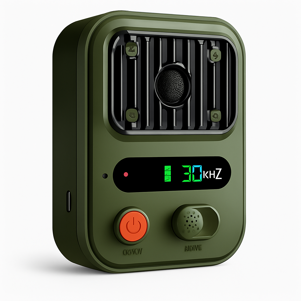 Ultrasonic Anti-Barking Device for Pets - Rechargeable
