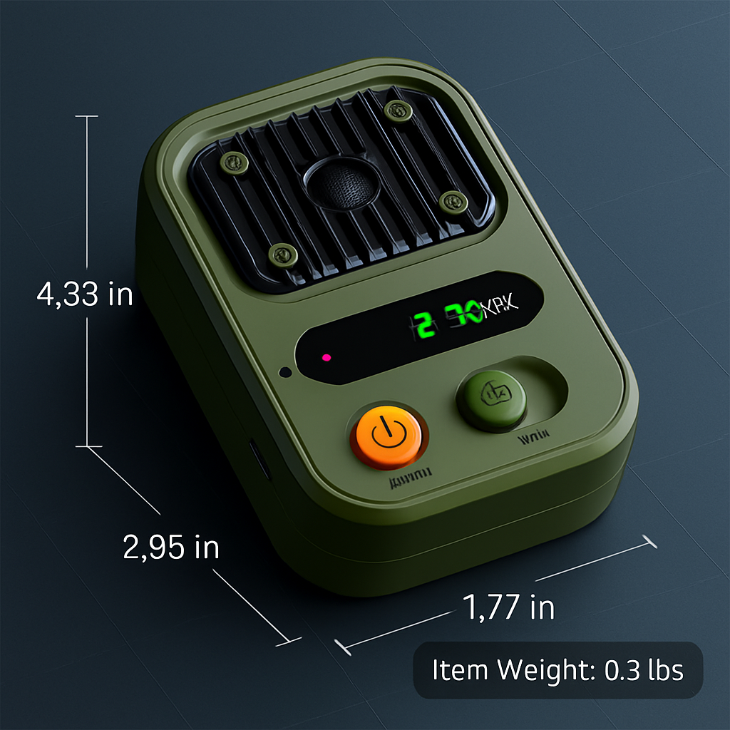 Ultrasonic Anti-Barking Device for Pets - Rechargeable