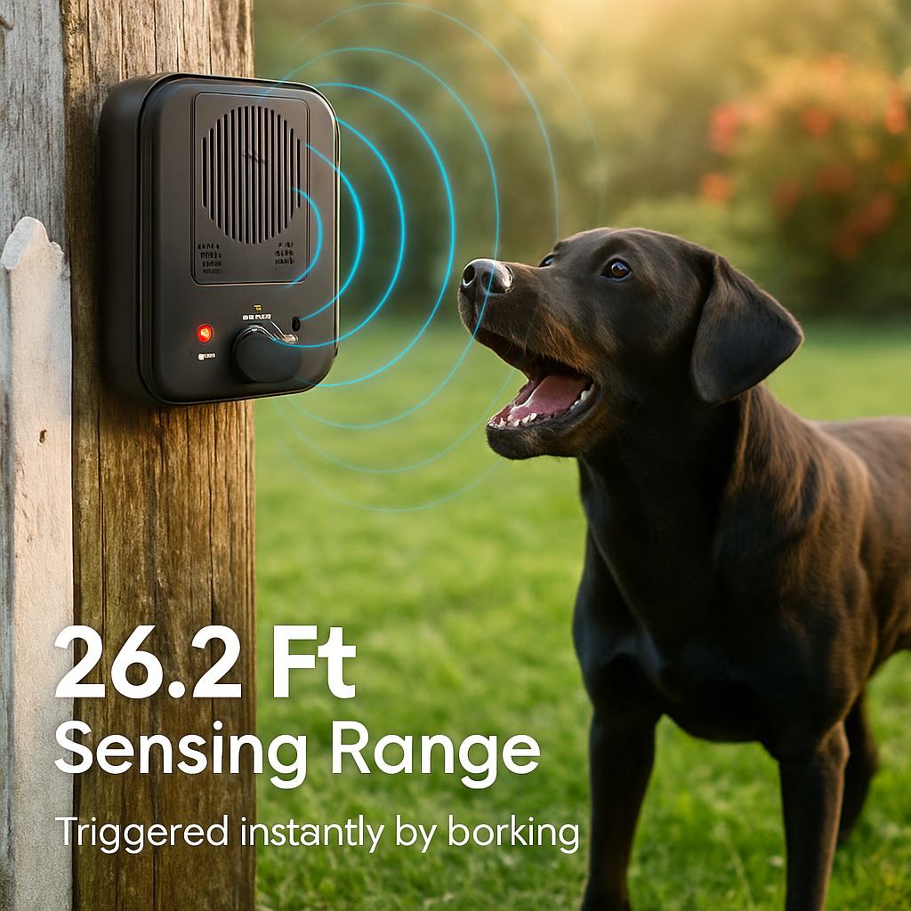 Ultrasonic Anti-barking Device for Indoor/Outdoor Dog Bark Control - Majestic Pet Kingdom