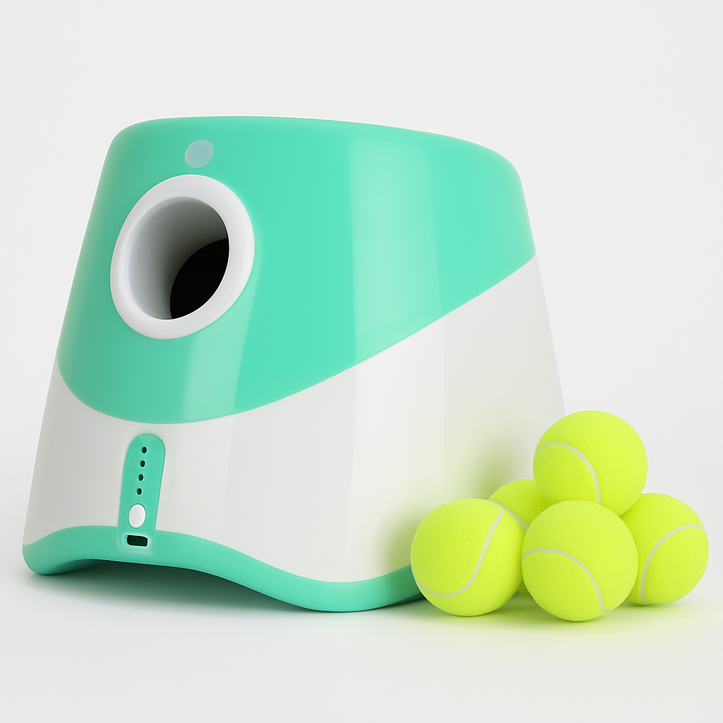 Automatic Dog Ball Launcher with 6 Balls
